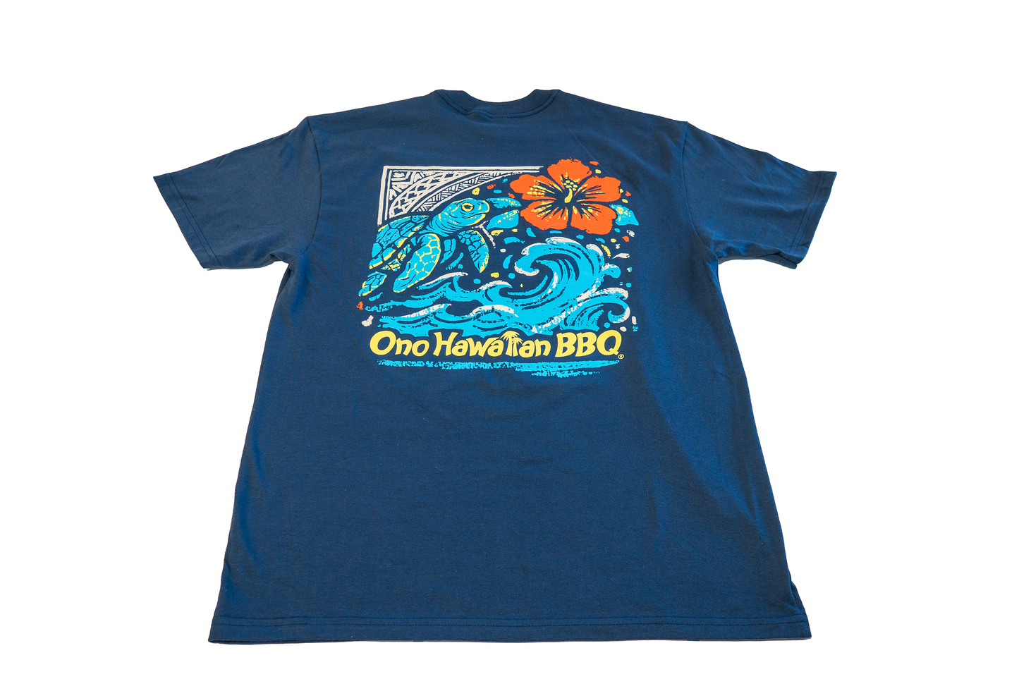 Ono Hawaiian BBQ Honu Hibiscus Shirt